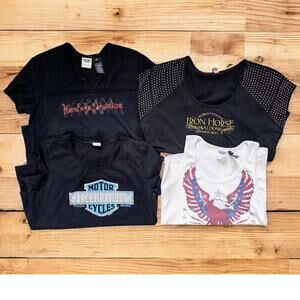 LOT Womens Harley Davidson Iron Horse Saloon Tshirts Tank Top 2X